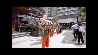 三社祭2014 神事びんざさら舞 SANJA MATSURI BINZASARA