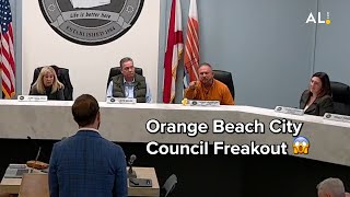 Orange Beach City Council Meeting Freakout