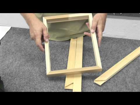How to Make a Canvas Frame How to Make a Canvas Frame