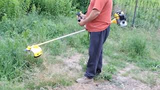 Pierwsze uruchomienie kosy spalinowej #garden #brushcutter