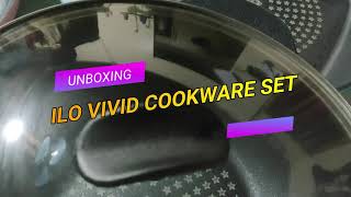 Unboxing ILO  Vivid Cookware Set | Non Stick Pans #ILO #oshopping #cooking #order #online #nonstick