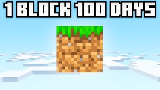 100 Days buts it's One Block