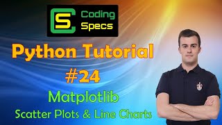Python Tutorial #24 - Matplotlib Scatter Plots & Line Charts