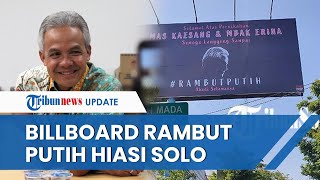 Billboard Rambut Putih dengan Ucapan Selamat untuk Kaesang-Erina Bertebaran, Begini Kata Ganjar