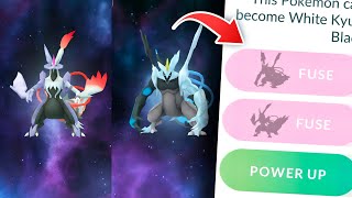 Shiny White \u0026 Black Kyurem Fusion | Ultimate Power Unlock In Pokémon Go