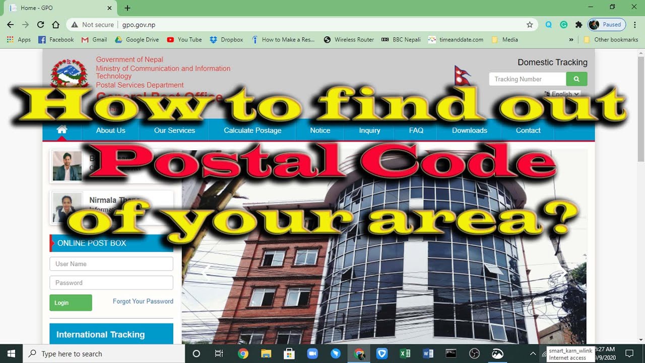 How To Find Postal Code Of The Nearby Area - YouTube