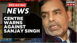 Breaking News | Sports Ministry Issues Legal Warning To Suspended WFI President Sanjay Singh