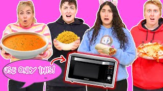 ONLY USING A MICROWAVE TO COOK FOR 24 HOURS CHALLENGE!