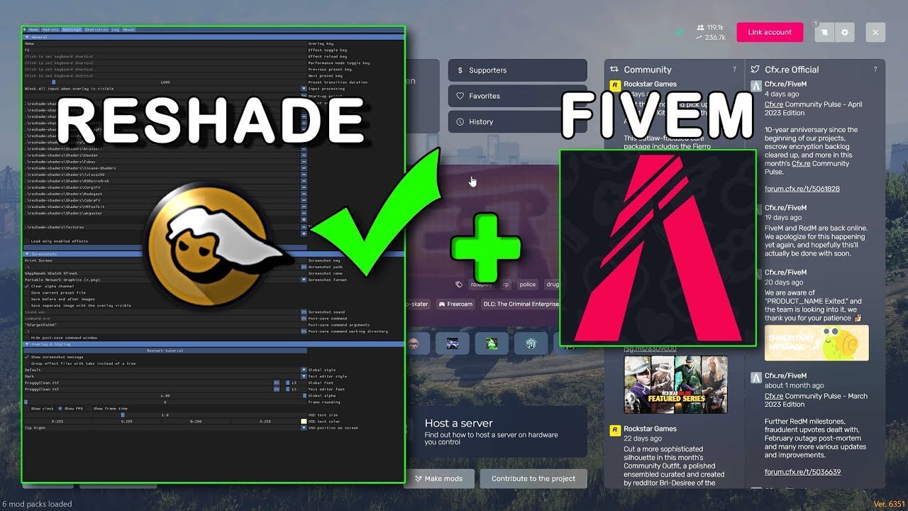 Fix RESHADE Not Working In FIVEM! Ultimate Solution #reshade #fivem # ...