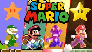 Evolution of Starman in Super Mario Series (1985-2024)