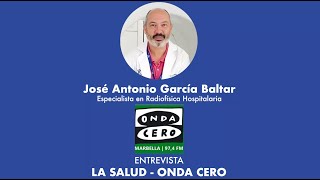 Entrevista con el #radiofísico J Antonio García Baltar en Onda Cero Marbella