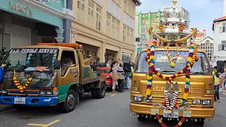 10.02.25- Thaipusam Evening Silver Chariot Procession 🇸🇬 Sri Thendayuthapani Temple.