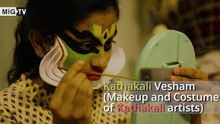 Kathakali Vesham  (makeup and costume of  Kathakali artists)