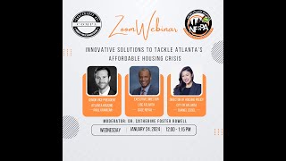 NFBPA & COMPA Joint Webinar - Innovative Solutions to Tackle Atlanta's Affordable Housing Crisis