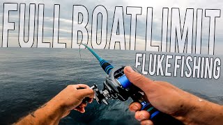 Charter Boat Fluke Fishing FULL BOAT LIMIT! Block Island RI