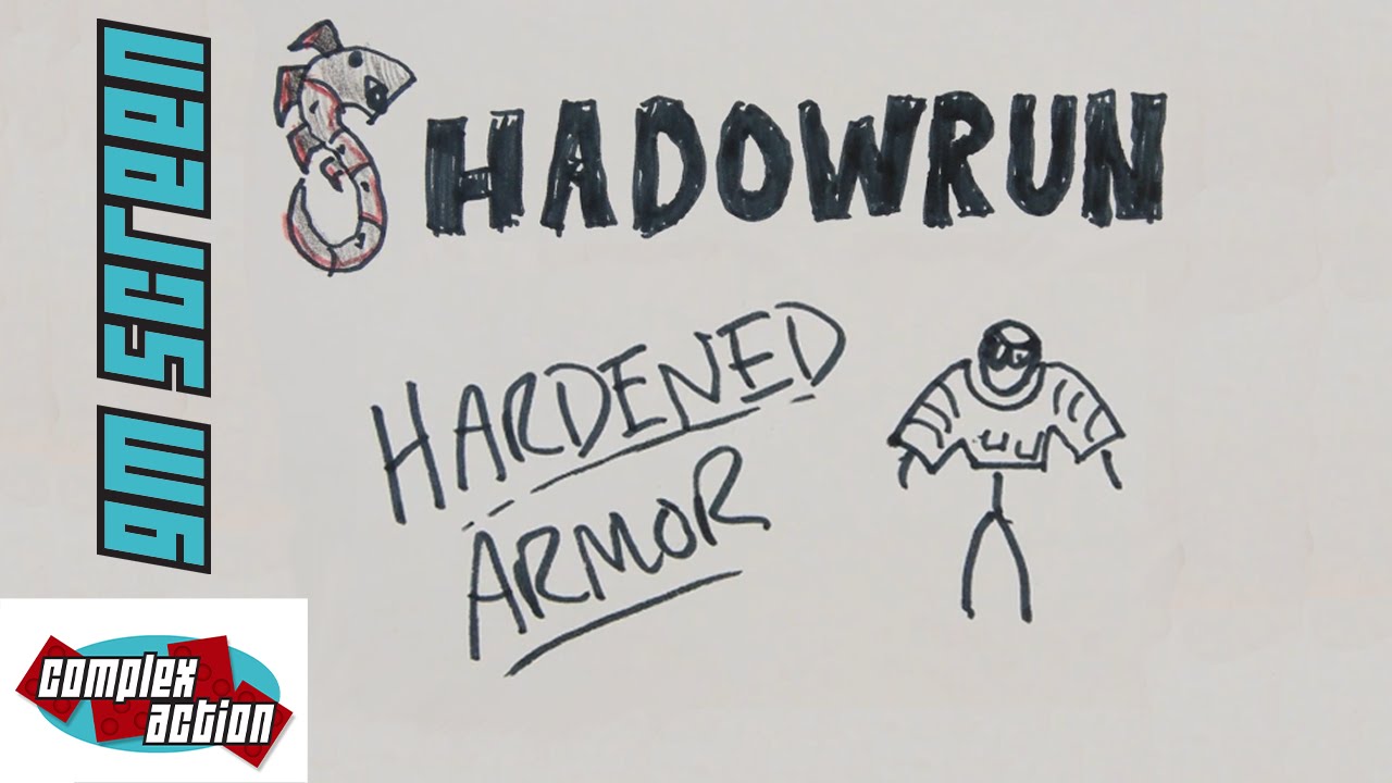 Hardened Armor Gm Screen Shadowrun 5th Edition Youtube