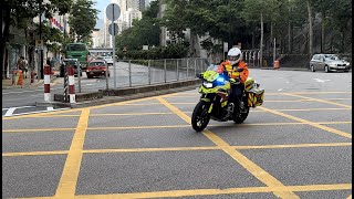 *Wig-Wags* HKFSD Rapid Response Paramedic Motorcycle Turnout 緊急救護醫療服務 交通意外 油麻地去救護電單車