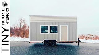 Stunning 170 Sq. Ft. Brodie Tiny House The Perfect Portable Office | Tiny House Interiors