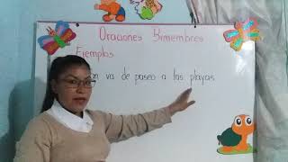 Oraciones bimembres Quinto \