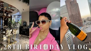 MY 28TH BIRTHDAY VLOG! 🎉| birthday prep, romantic dinner, partying w/ friends, birthday gift \u0026 more