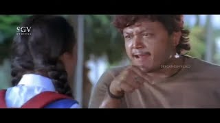 Ganesh Slips From Bike By Amulya | Comedy Scene | Cheluvina Chitthara Kannada Movie