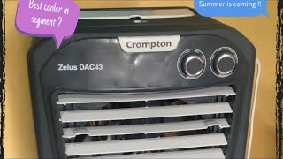 Crompton 43L desert air cooler unboxing the best in segment