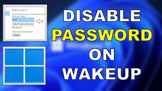 How to Disable Password on Wakeup from Sleep Windows 11