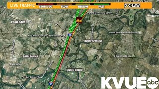 Multi-vehicle crash prompts I-35 northbound lane closures near Slaughter Lane in South Austin