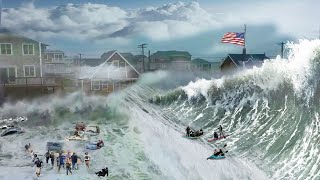 Just minutes ago! Rogue waves Hit Capitola, Santa Cruz California, USA! ventura capitola flooding