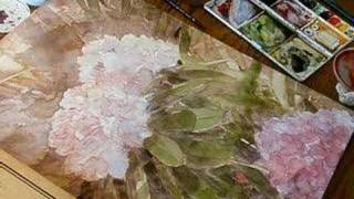 Susan Kennedy Watercolor Demo: Fredrix Watercolor Canvas