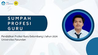 Sumpah Profesi Guru_ Esa Wahyu Djatmiko #ppgunpas