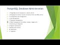 PostgreSQL for Beginners - Topic 6 - Part 1 - Objects (Tables, Indexes etc.,) Management