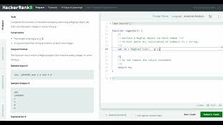 Hackerrank 10 Days of Javascript - Day 7: Regular Expressions III