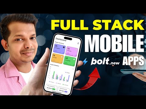 How to BUILD Mobile Apps for Android and iOS using Bolt.new – AI Coding