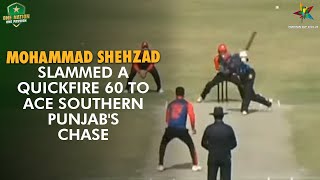 Mohammad Shehzad Slammed A Quickfire 60 to Ace Southern Punjab's Chase | PCB | MA2L