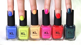 KL Polish Summer Collection LIVE SWATCHES + DUPES ?! || Lucykiins