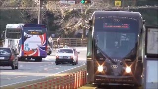 熊本市電 超低床電車「COCORO」に乗車