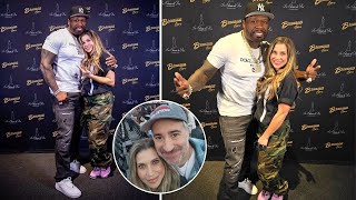 Exclusive: 50 Cent Lusts Over beautiful actress Danielle Fishel at front of media