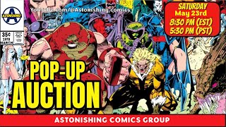 Saturday pre-planned Pop-Up! LIVE Comic Books (5-24-26) @ 8:30 PM est/5:30 PM pst