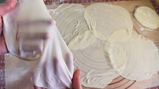 WITHOUT OVEN! NO YEAST! Just add vinegar (9%) Beginner friendly pastry dough recipe!