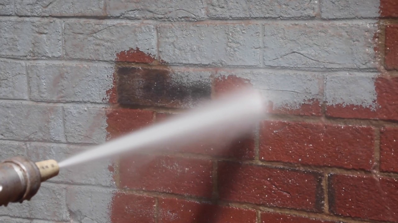 Typhoon Blaster Sand Blasting Pressure Washer Removes Paint From Brick ...