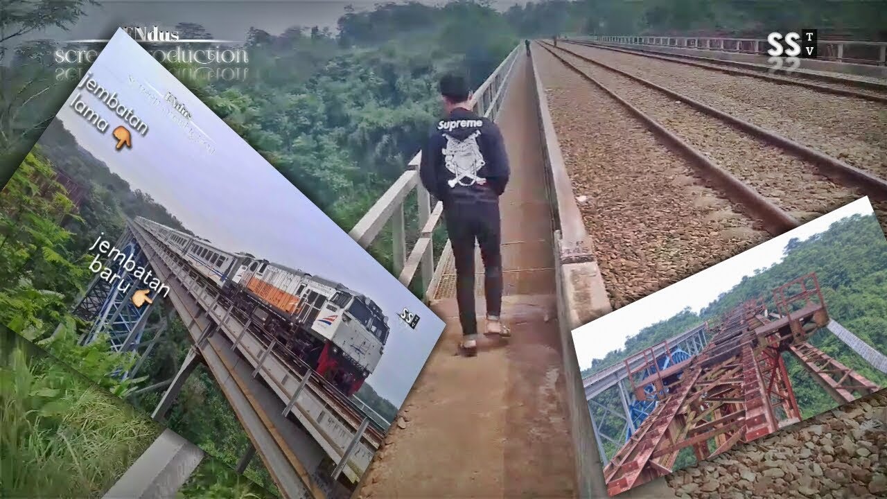 Keindahan Jembatan KA Tertinggi Di Indonesia - Jembatan Cisomang - YouTube