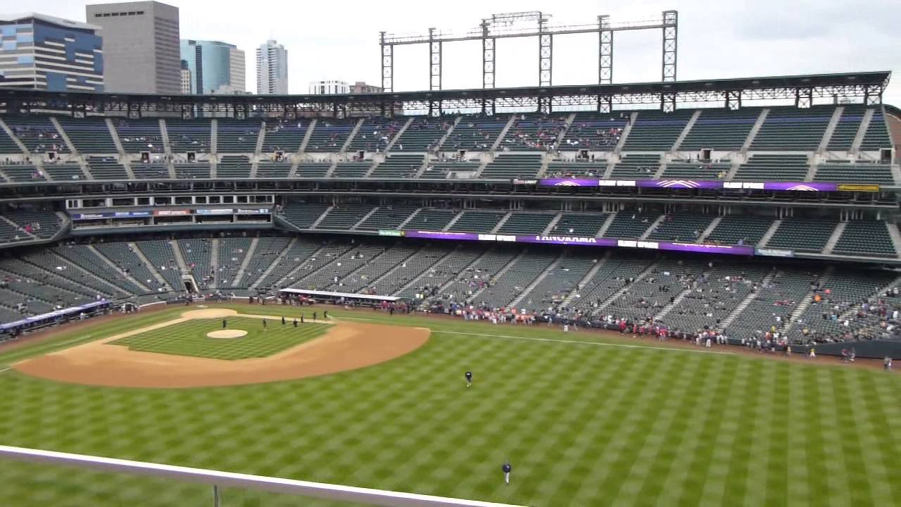 Coors Field Seating Map With Rows | Cabinets Matttroy