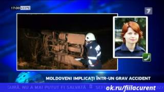 Moldoveni implicaţi într-un grav accident