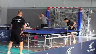 15e tournoi national de St Tropez tennis de table - Dimanche avec Karl Legrand face à Antonin Ortoli