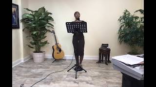 Nafaika Harriott singing \