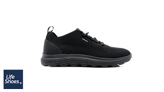 Geox U Spherica A Knitted Black Ανδρικά Ανατομικά Sneakers Μαύρα (U15BYA 0006K C9997)