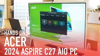 Hands On: Acer's 2024 Aspire C27 AIO PC Brings Class, 'Meteor Lake' Speed to Office Work