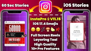 ST InstaPro V11.15 Tutorial | iOS Emojis + iOS Fonts | InstaPro iPhone Story | InstaPro New Update