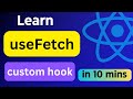 How to use useFetch Hook for Data Fetching | useFetch hook | Custom hook | Fetch API